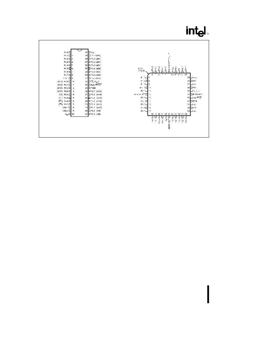 > bn80c51bh (intel corp) 8-bit, mrom, micr