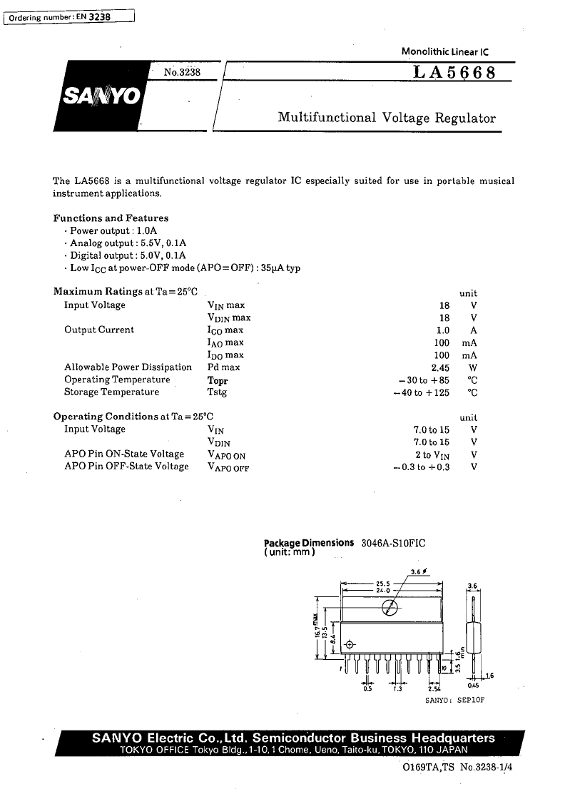 la5668n(87.20 k pdf资料下载