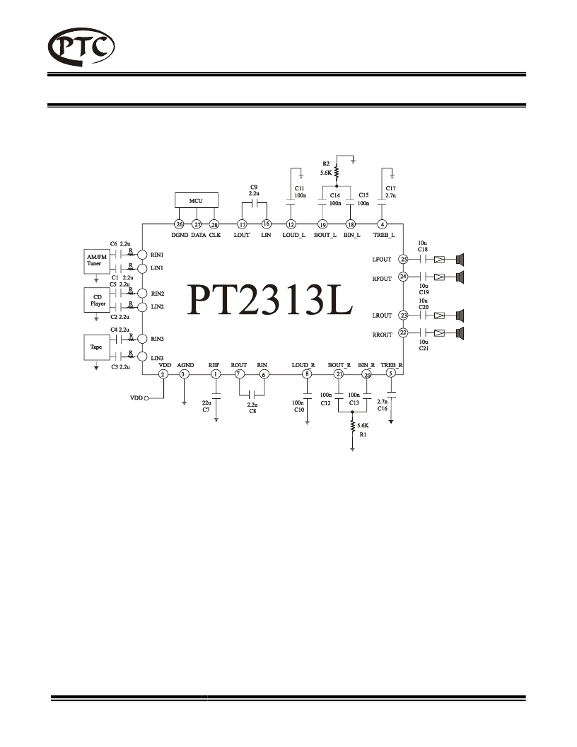 pt23152channelaudioprocessorpdf资料下载