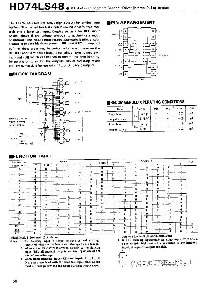 > hd74ls48 (hitachi,ltd.