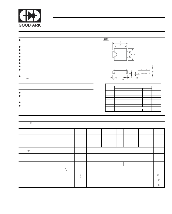 Sk Pdf Surface Mount Schottky Barrier Rectifier Voltage