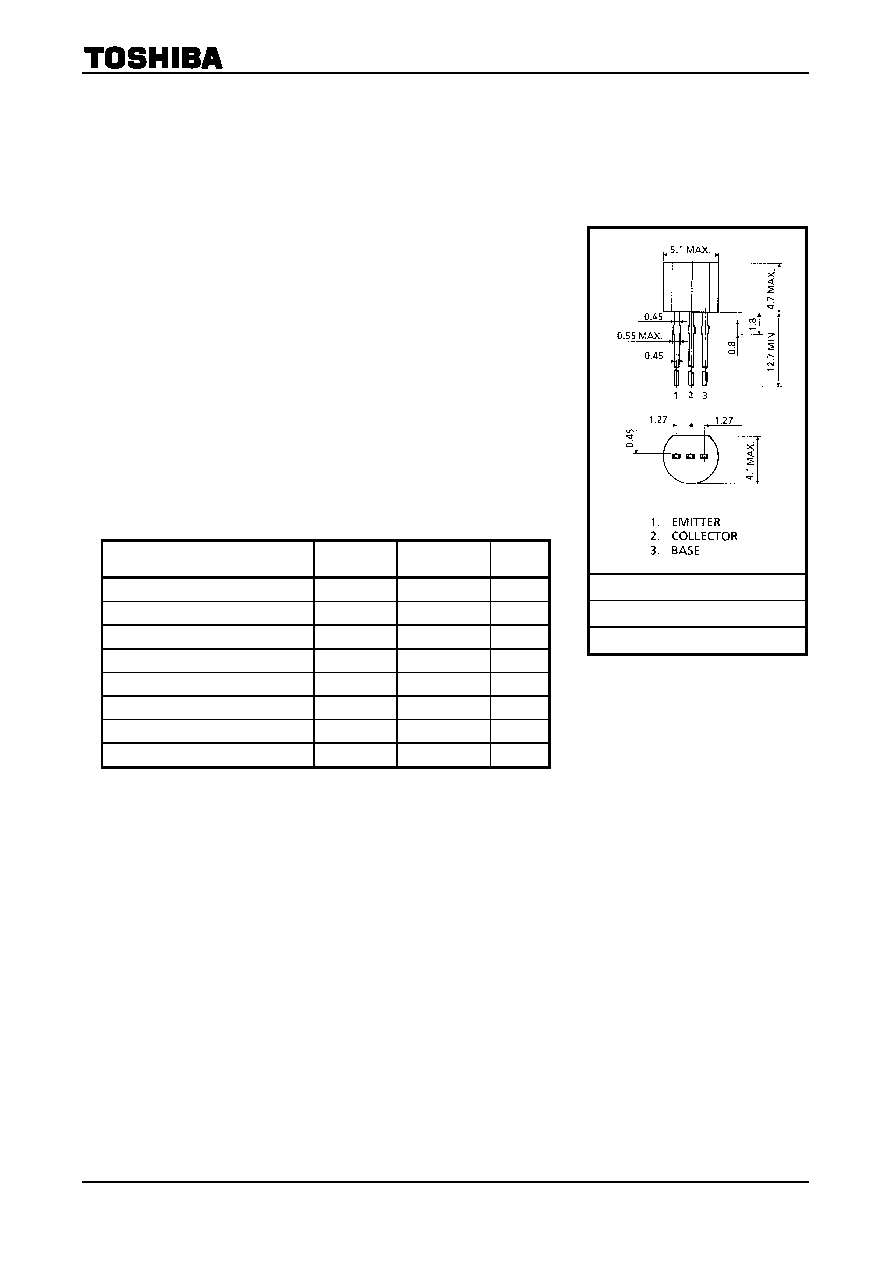 > 2sc2240 100 ma, 120 v, npn, si, small signal transistor, to-92