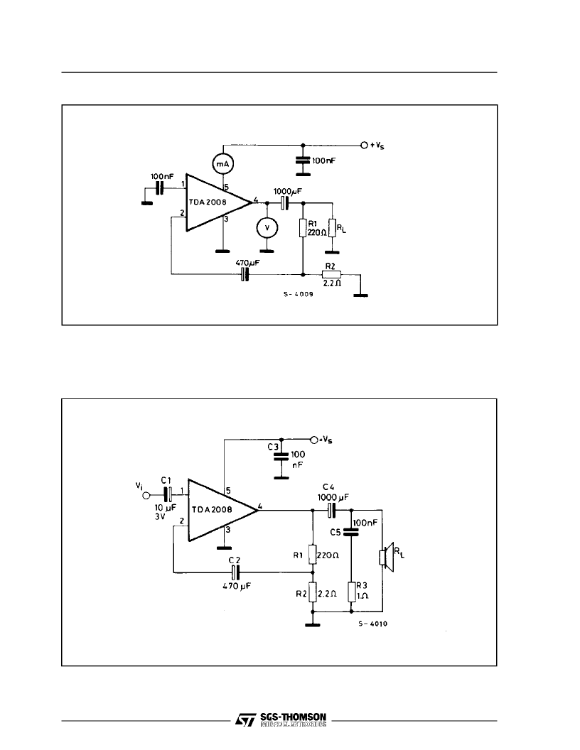 > tda2008v (意法半导体) 12w audio amplifier vs = 22v, rl= 4ohm
