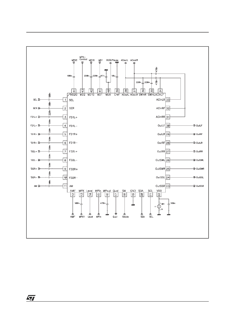 > tda7402 (意法半导体) carradio signal processor pdf资料下载