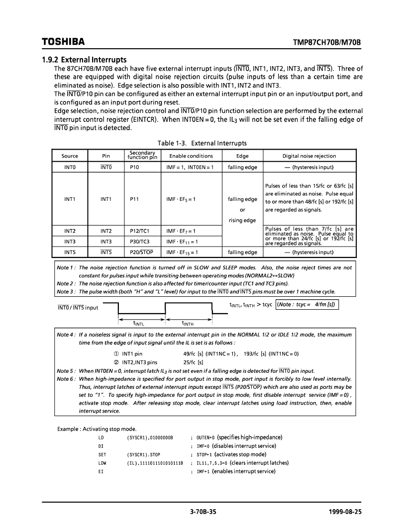 cmos 8-bit microcontroller tmp87ch70f  制造商:toshiba 制造商全称