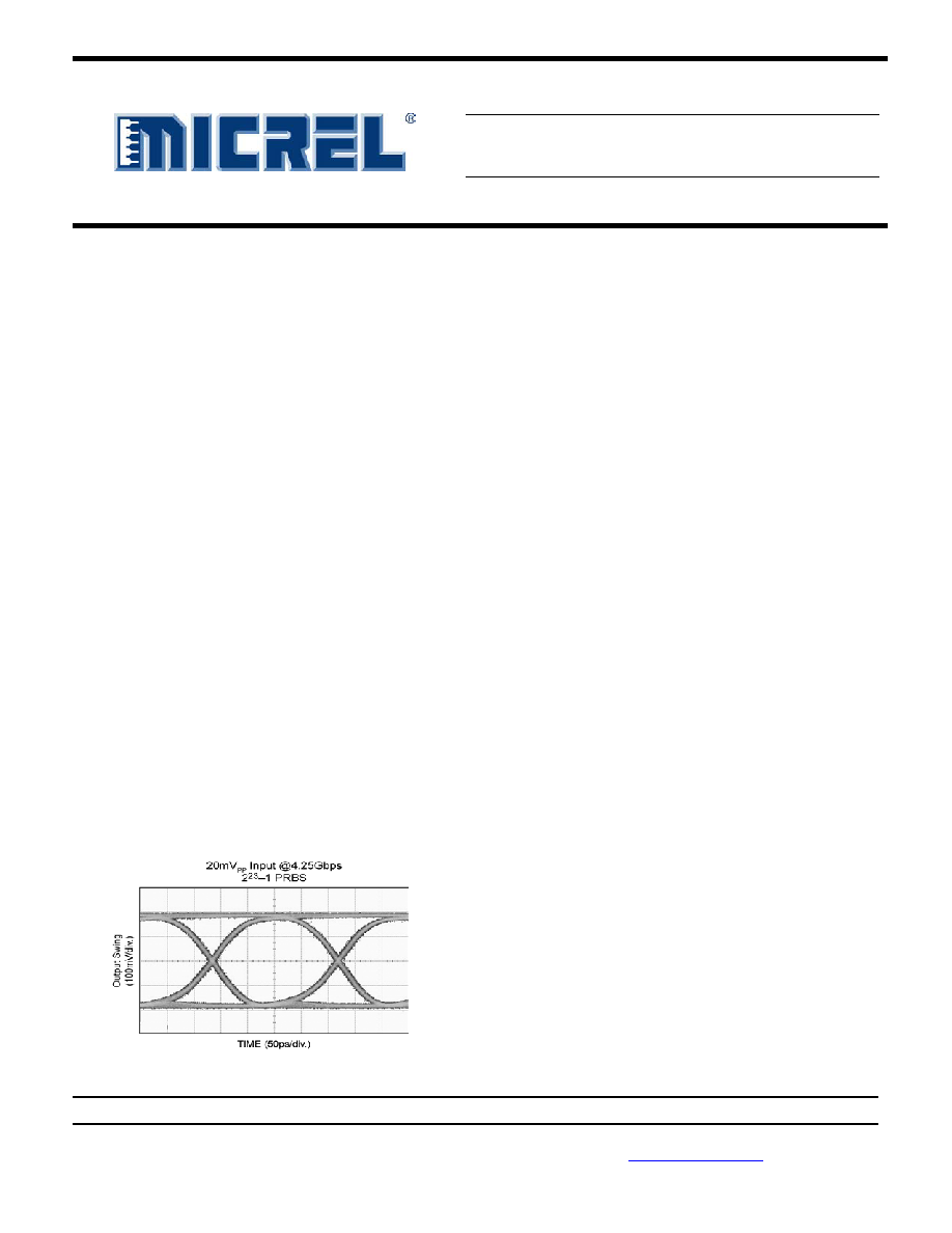 SY84403BLMG TR Micrel PDF资料下载 Datasheet 1 10 页